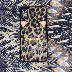 Kate Spade Cheetah Print iPhone X/Xs Case